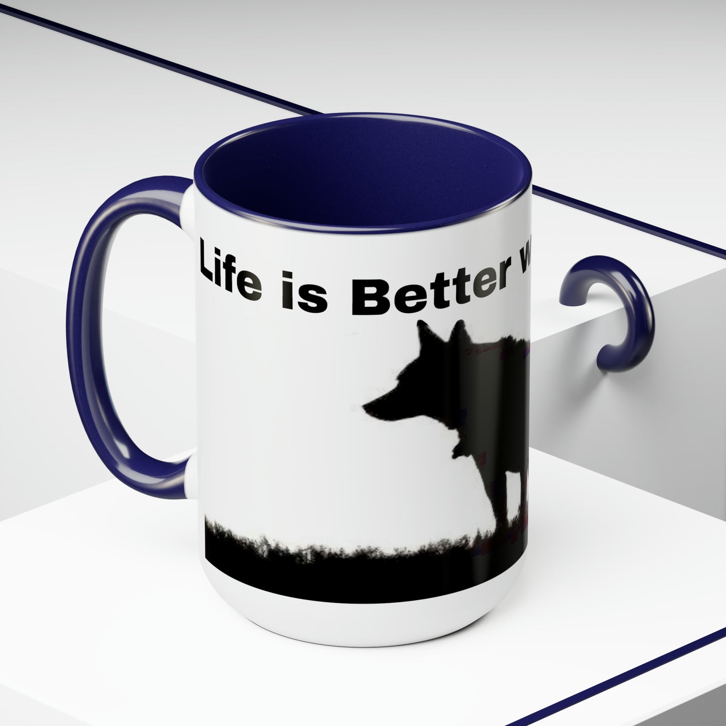 Life is Better With a Heeler" Seasonal and Holiday Gift Coffee Mug