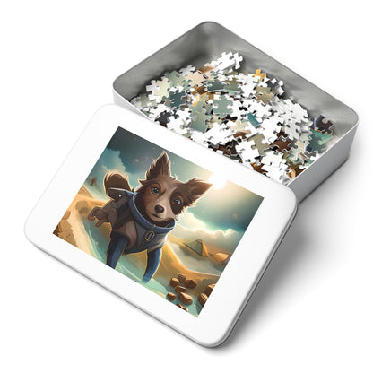 Cute Dog in Space Jigsaw Puzzle (252 Piece)