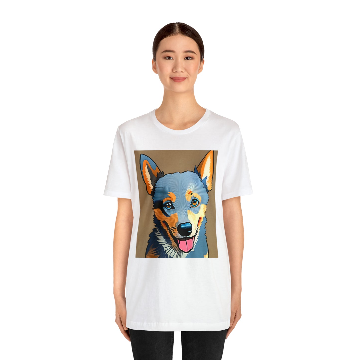 Chibi Blue Heeler Short Sleeve T-Shirt