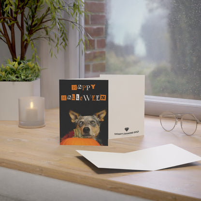 Spooky Heeler Wishes - Halloween Greeting Cards (1, 10, 30, and 50 pcs)