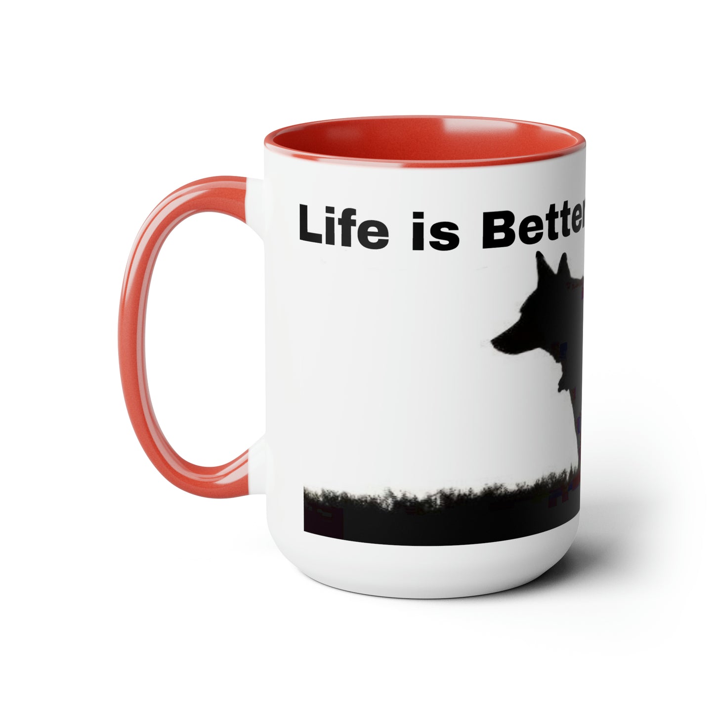 Life is Better With a Heeler" Seasonal and Holiday Gift Coffee Mug