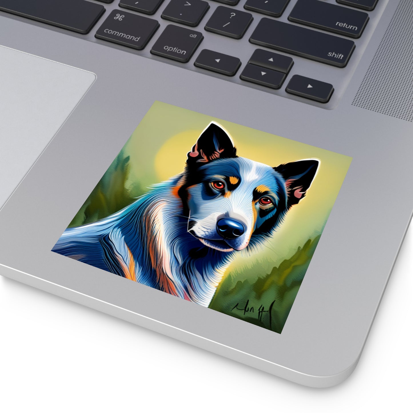 Australian Cattle Dog Square Stickers