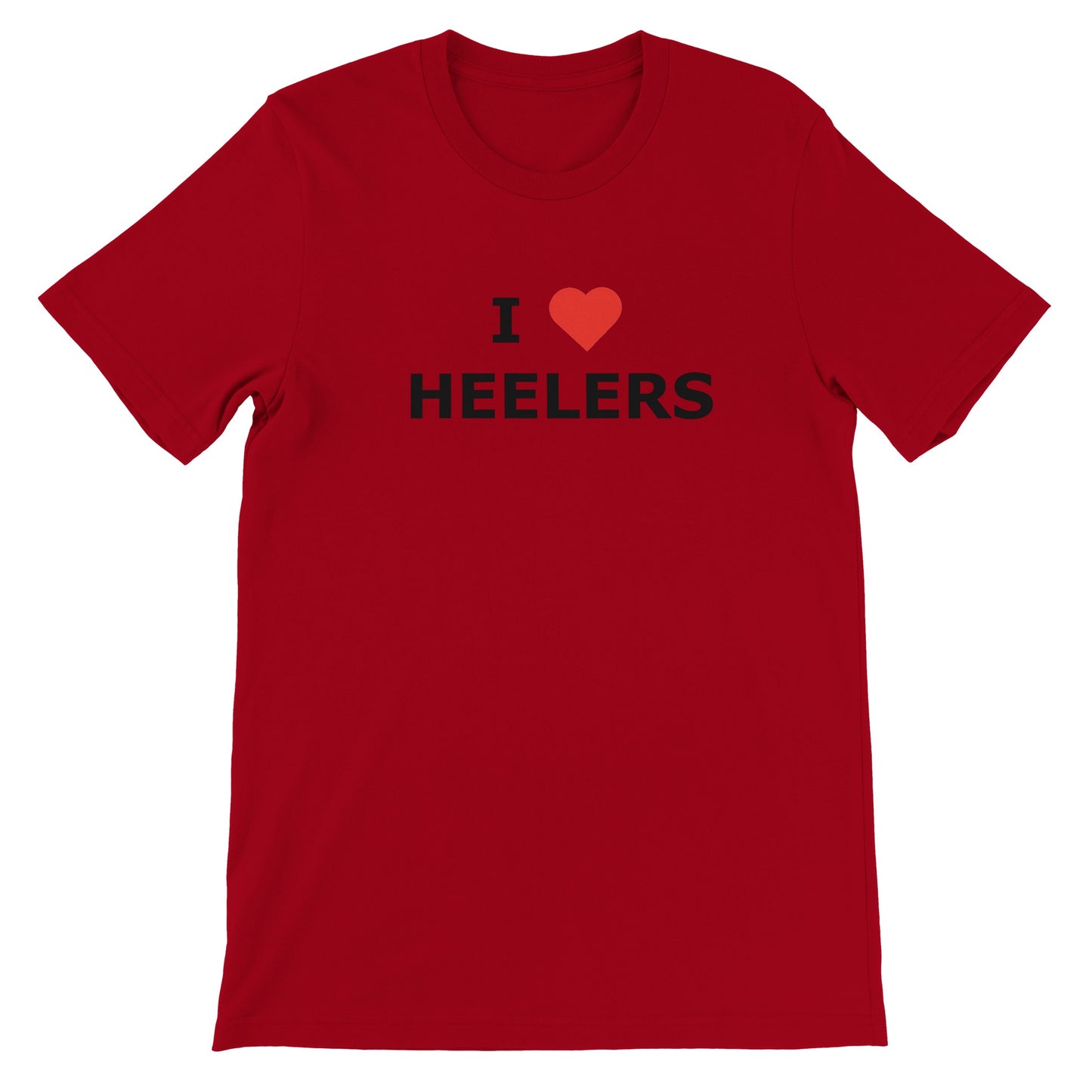 I Love Heelers Premium Unisex Crewneck T-shirt