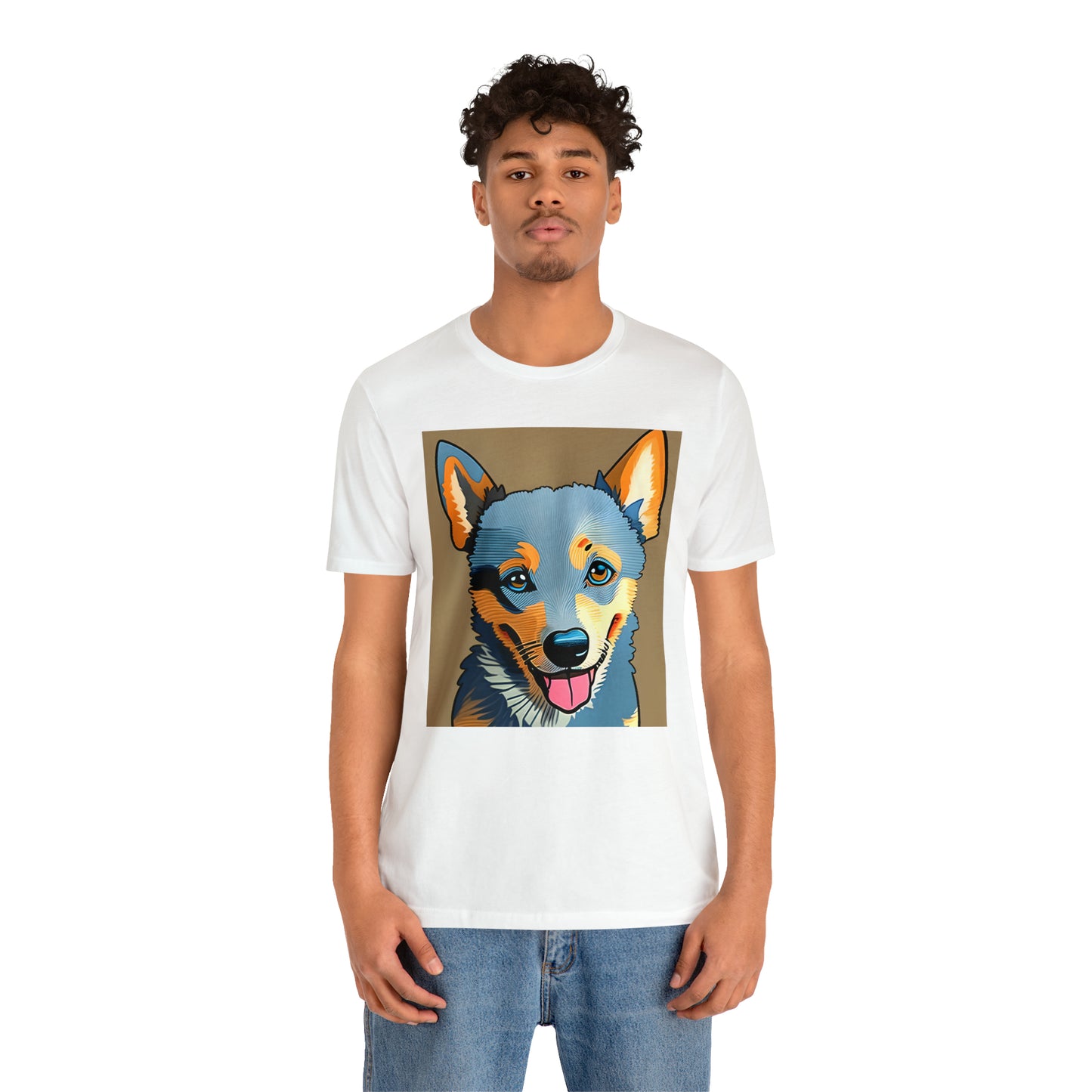 Chibi Blue Heeler Short Sleeve T-Shirt