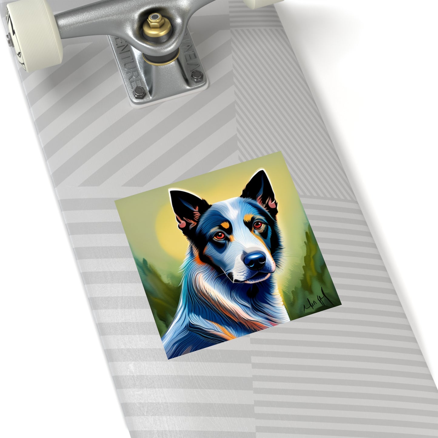 Australian Cattle Dog Square Stickers