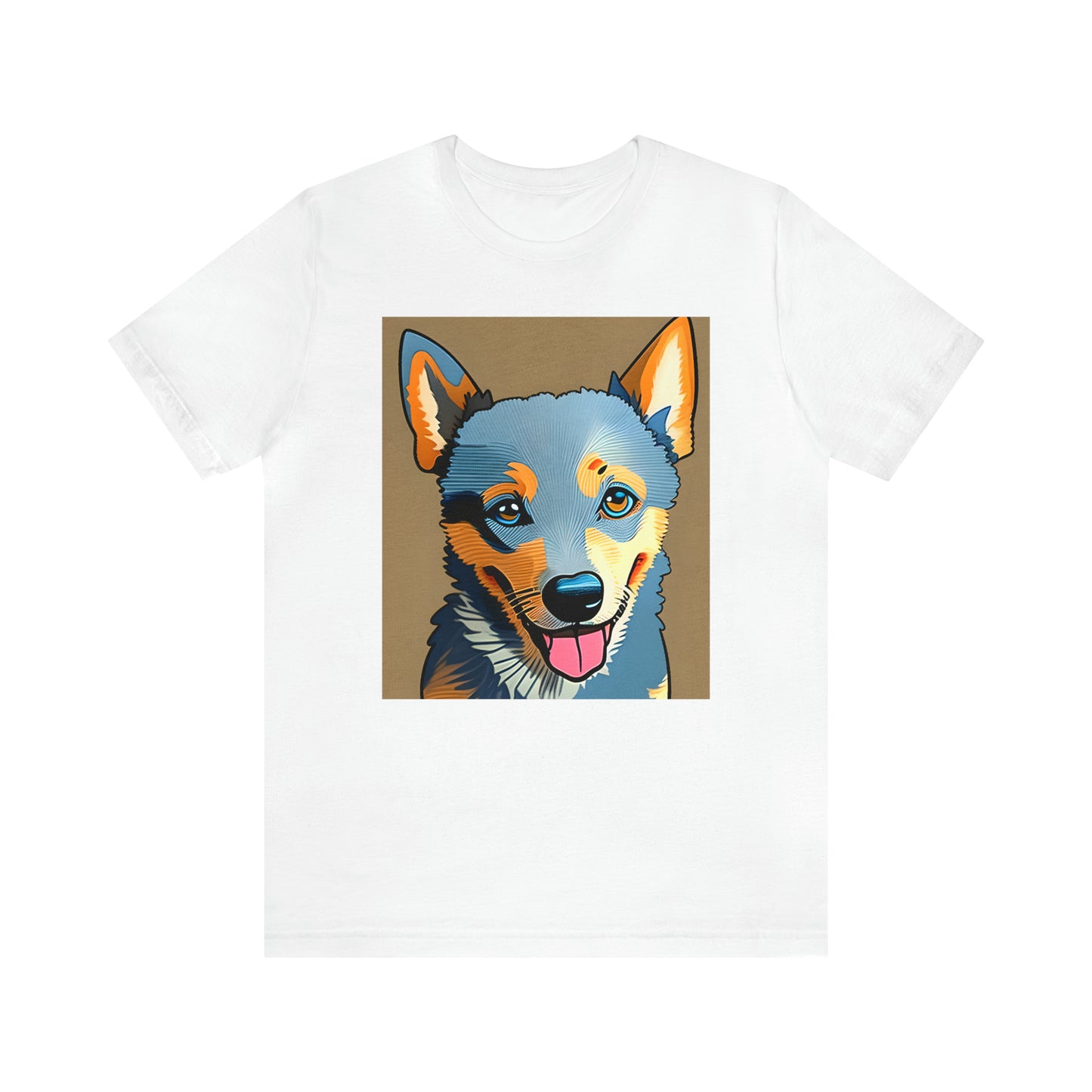 Chibi Blue Heeler Short Sleeve T-Shirt