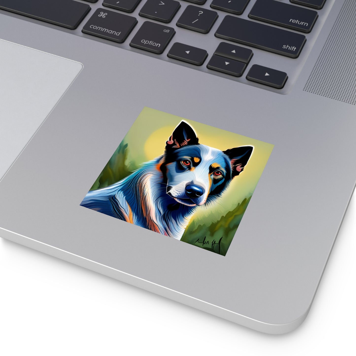 Australian Cattle Dog Square Stickers