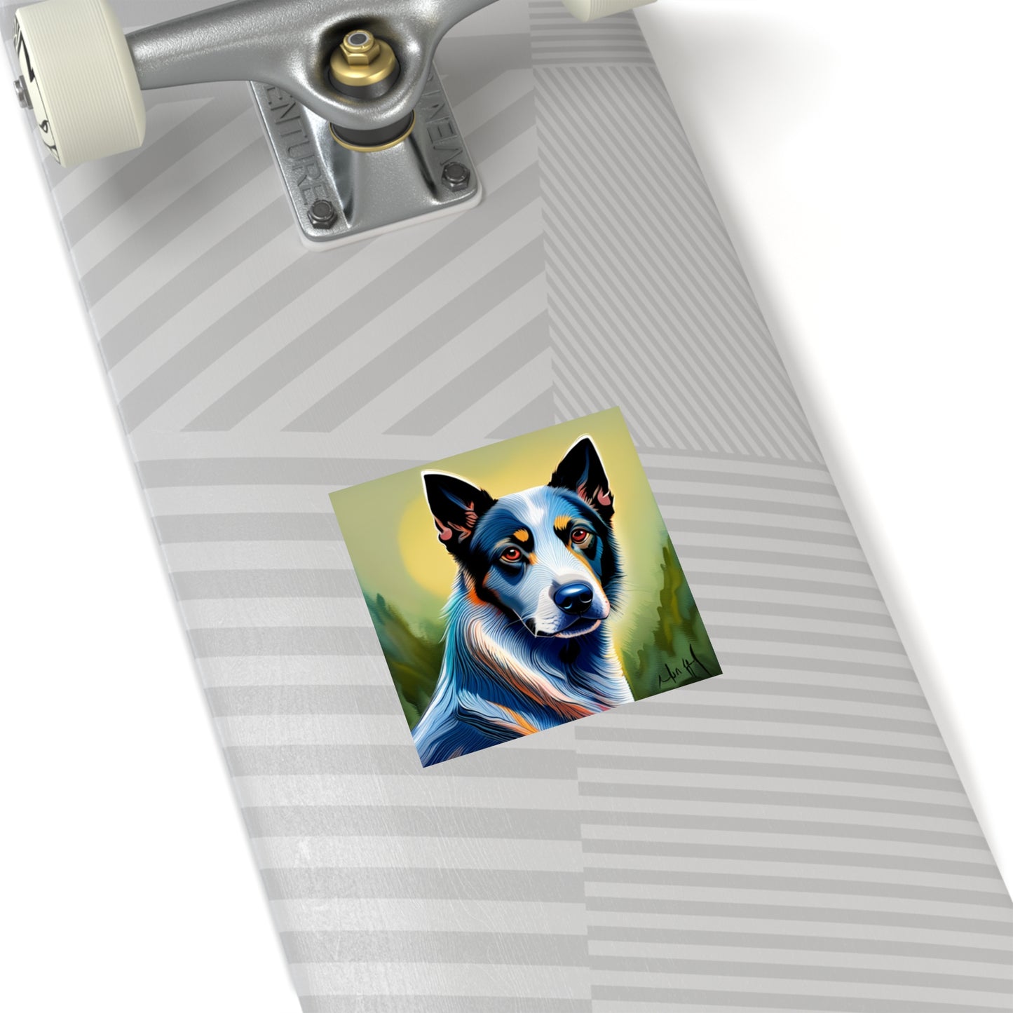 Australian Cattle Dog Square Stickers