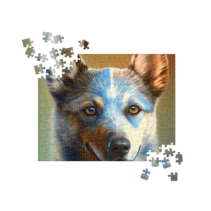 Jigsaw puzzle for heeler lovers